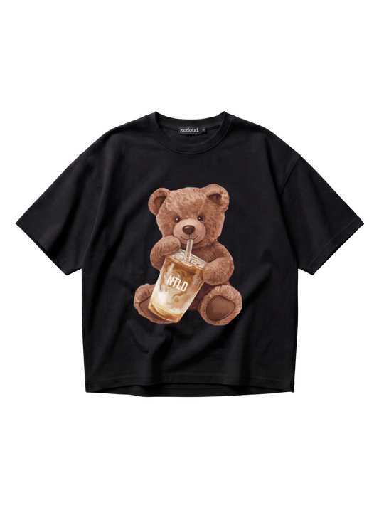 THE COFFEE BEAR BOXY TEE
