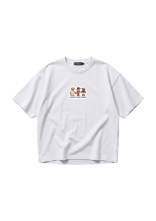 THE "SUMMER KEPT SIMPLE" WHITE TEE